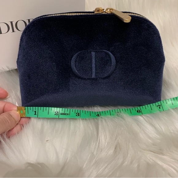 NIB Dior Velvet Pouch + New Pink Lip Glow Color Reviver Balm - Picture 3 of 11